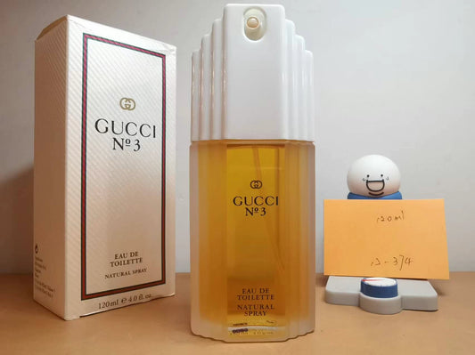 010126-80 Gucci  No. 3 120ml 4 oz  eau de toilette edt