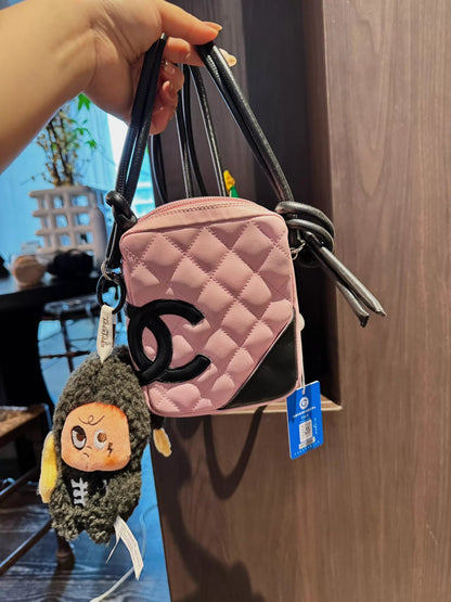 150626-bag-53 Chanel Campon pink black handbag