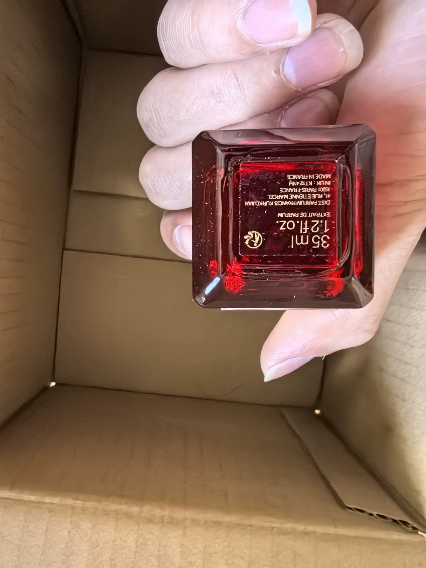 140825-94 Baccarat Rouge 540 Francis Kurkdjian 35ml 1.2oz Extrait De parfum