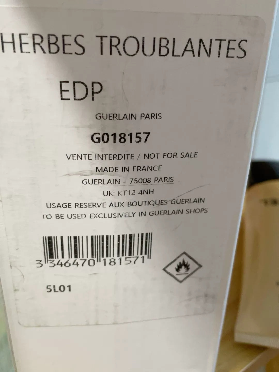 210926-3 Guerlain Herbes Troublantes EDP 475ml 16.1 oz