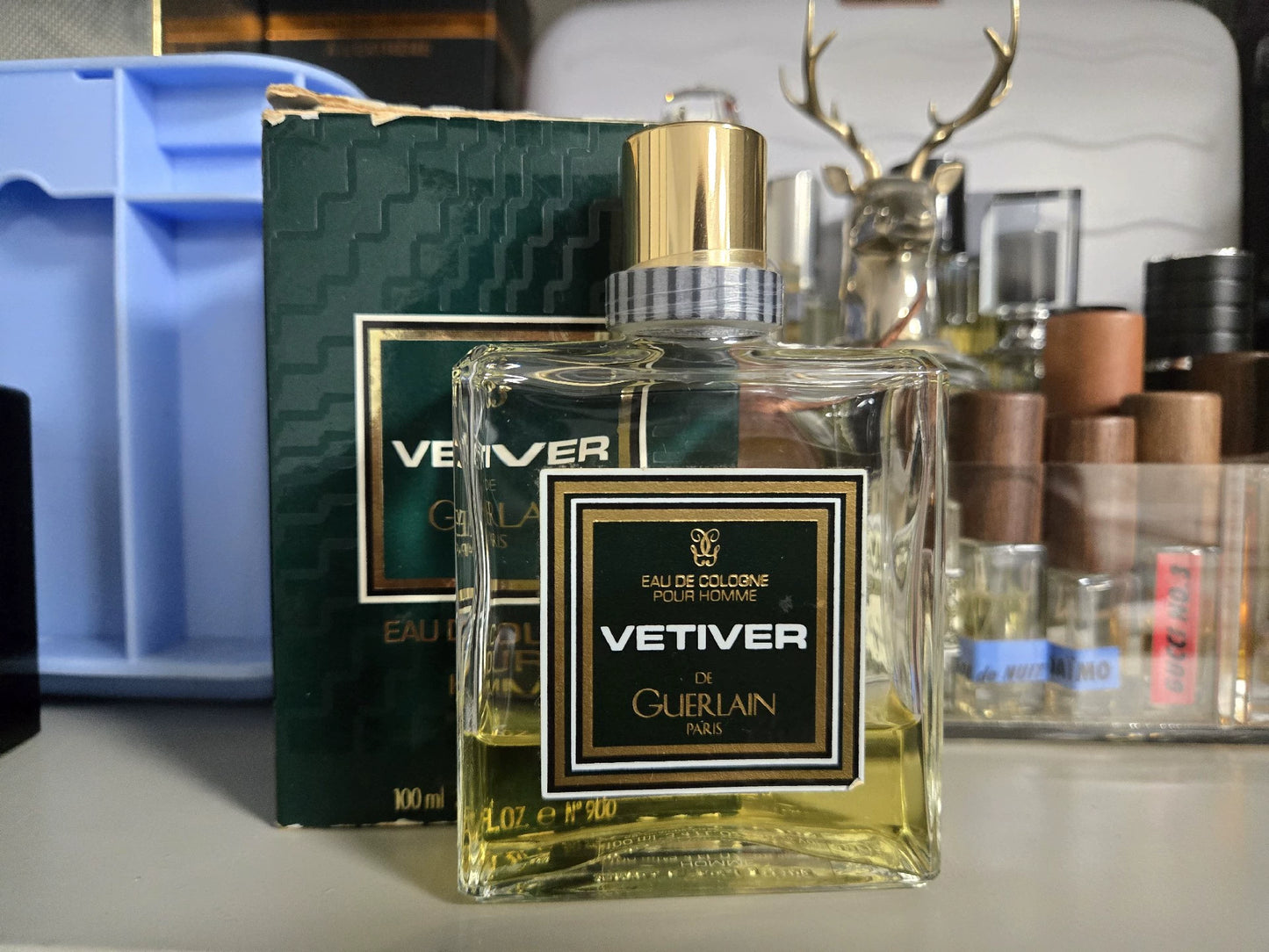 100925-39 Guerlain Habit Rouge Eau de Cologne EDC 200ml 6.8oz