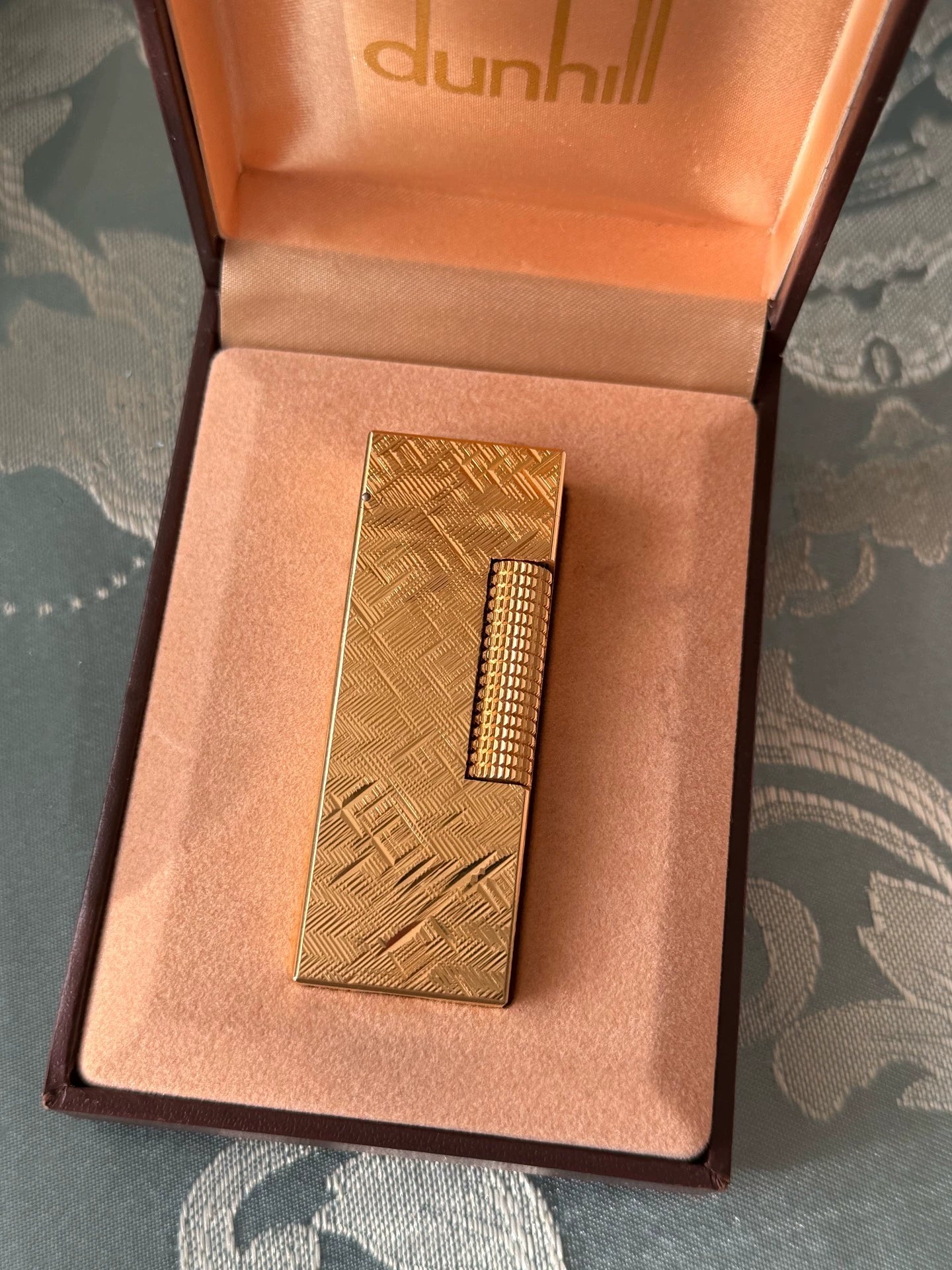 241025-76 Dunhill gold file pattern lighter