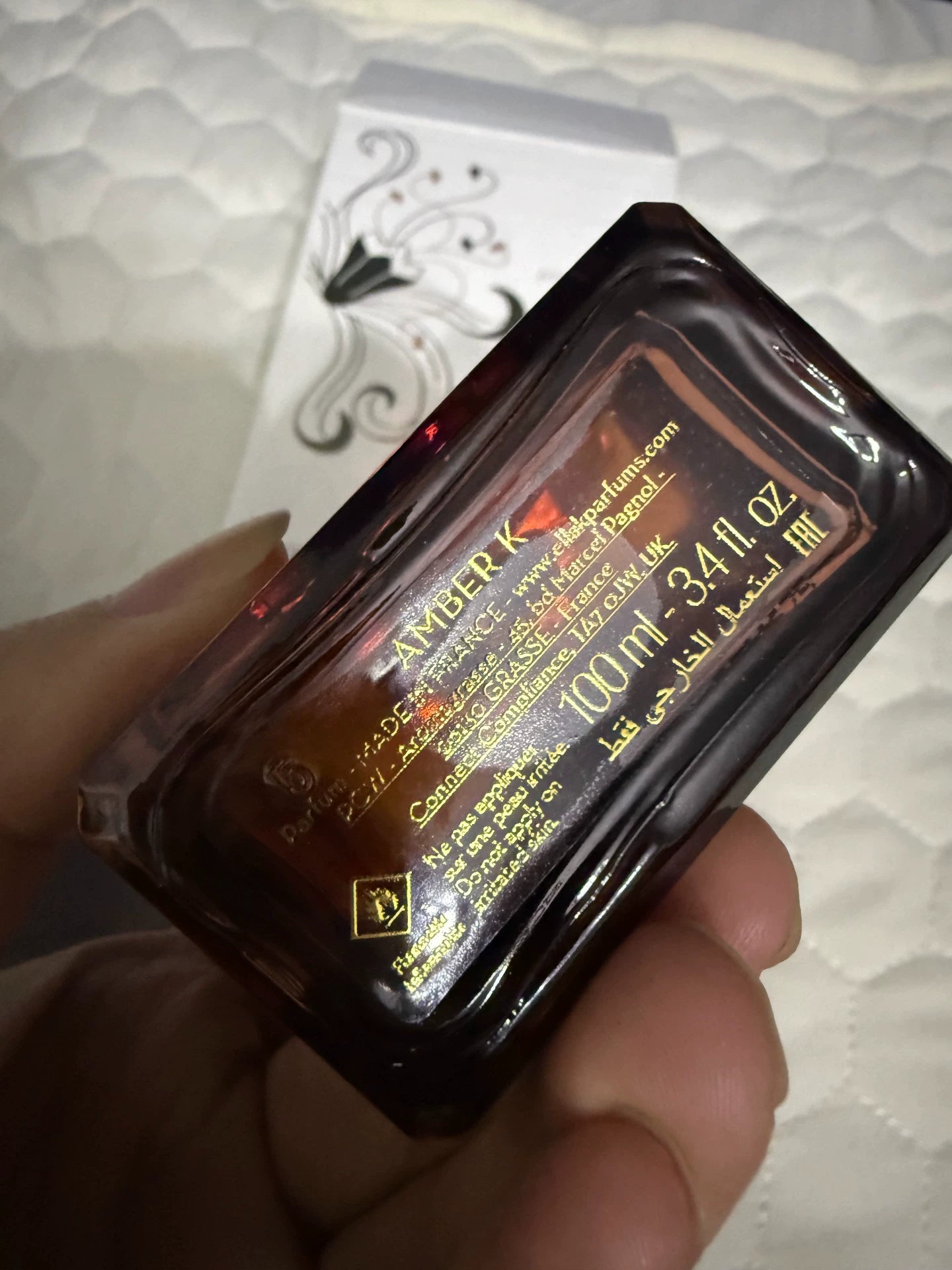 180826-35 ELLAK Amber Perfume 100ml 3.4 oz