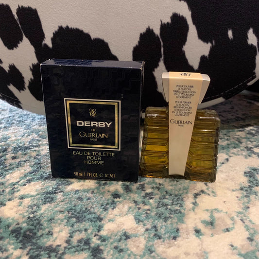 050126-10 Guerlain 50ml 1.7oz Derby EDT eau de toilette