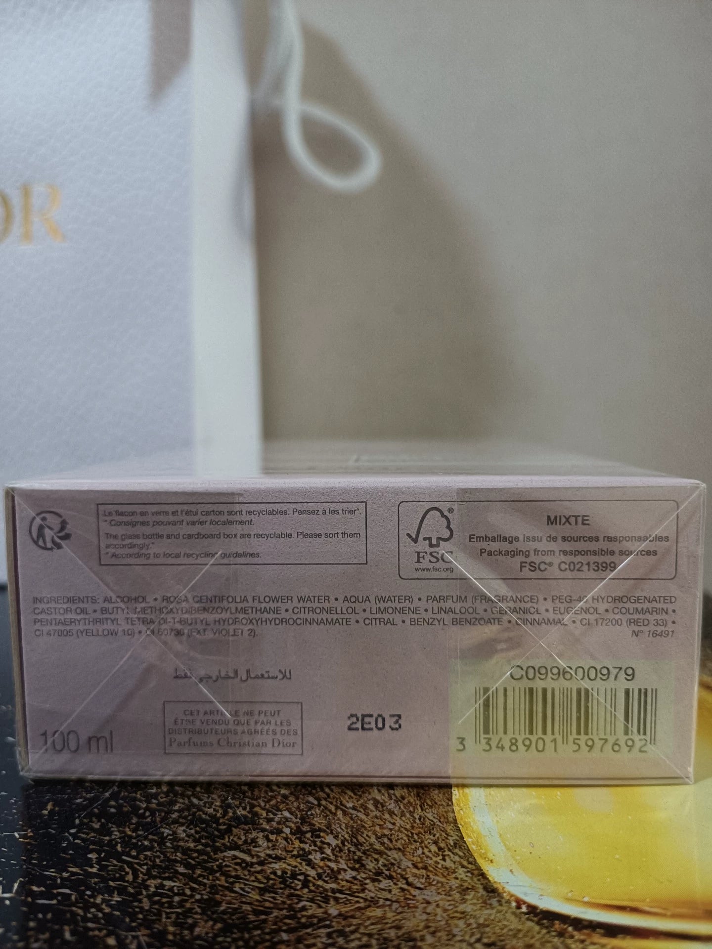 131125-4 Christian Dior Miss Dior 100ml 3.4oz Rose Essence