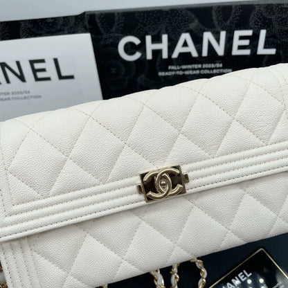 051124-30 Auth CHANEL CF CC Classic Long Flap Wallet