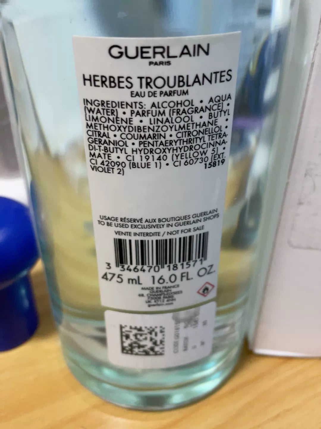 210926-3 Guerlain Herbes Troublantes EDP 475ml 16.1 oz