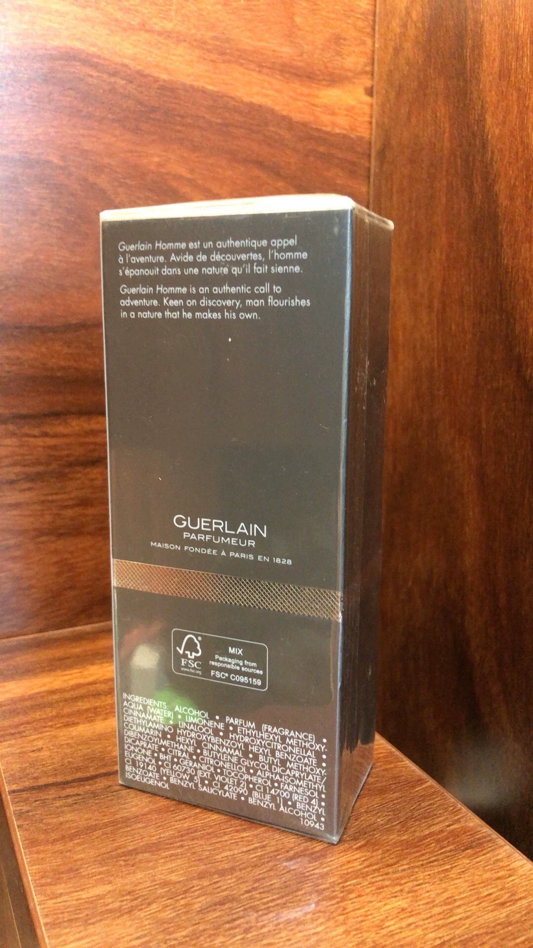 100326-121 Guerlain eponymous men EDP 100ML  3.4oz