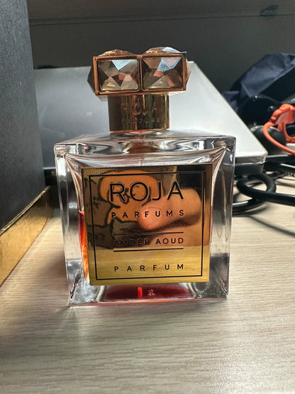190326-45 roja amber ebony Perfume 100ml  3.4oz