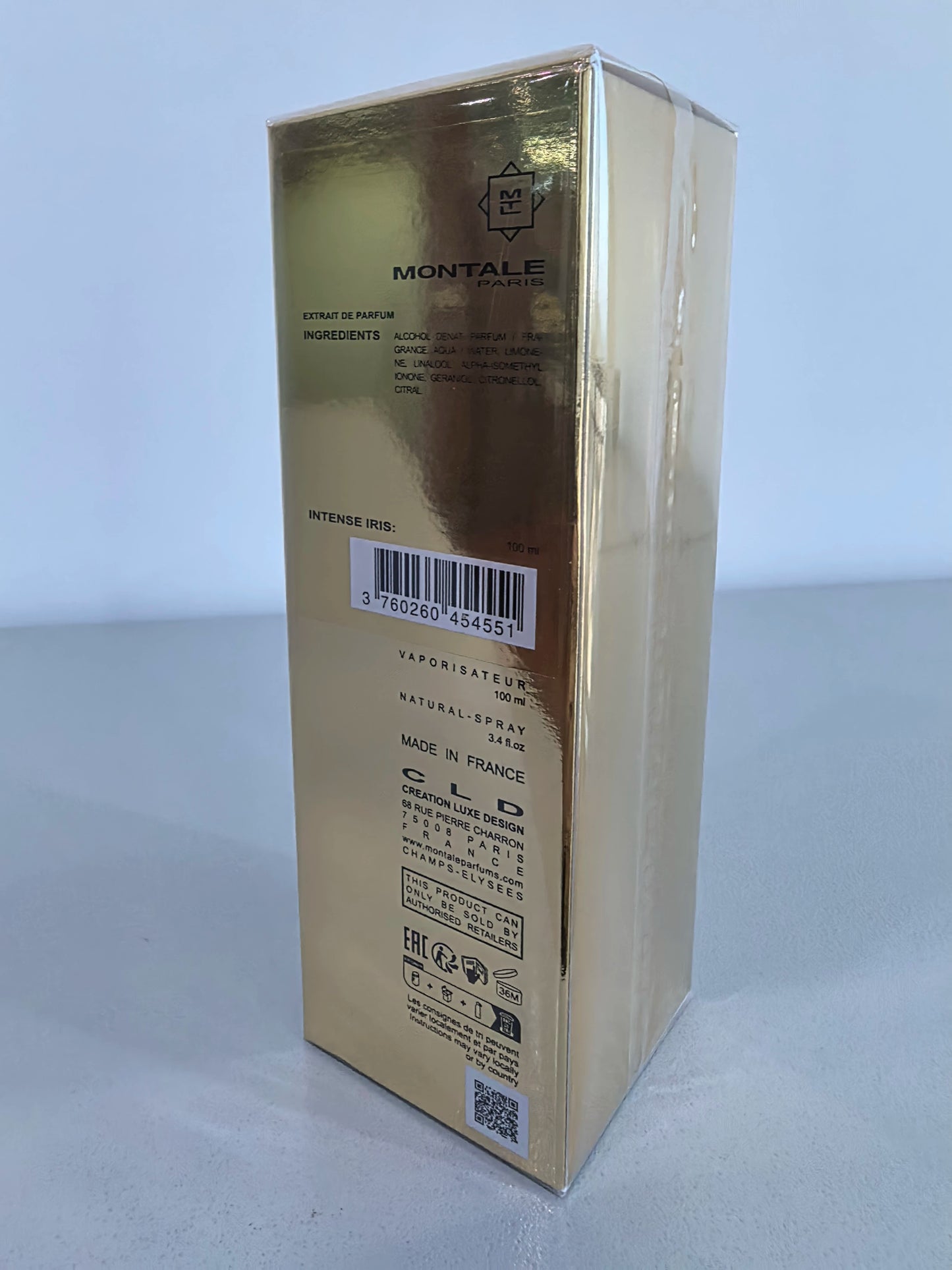 200826-8 Montale Iris Intense Extrait 100ml 3.4 oz
