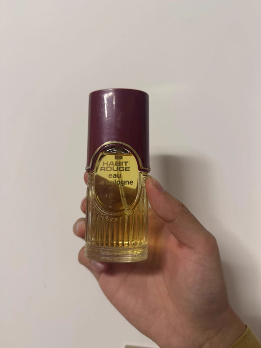 100625-88 Guerlain Habit Rouge Eau de Cologne EDC 50ml 1.7oz