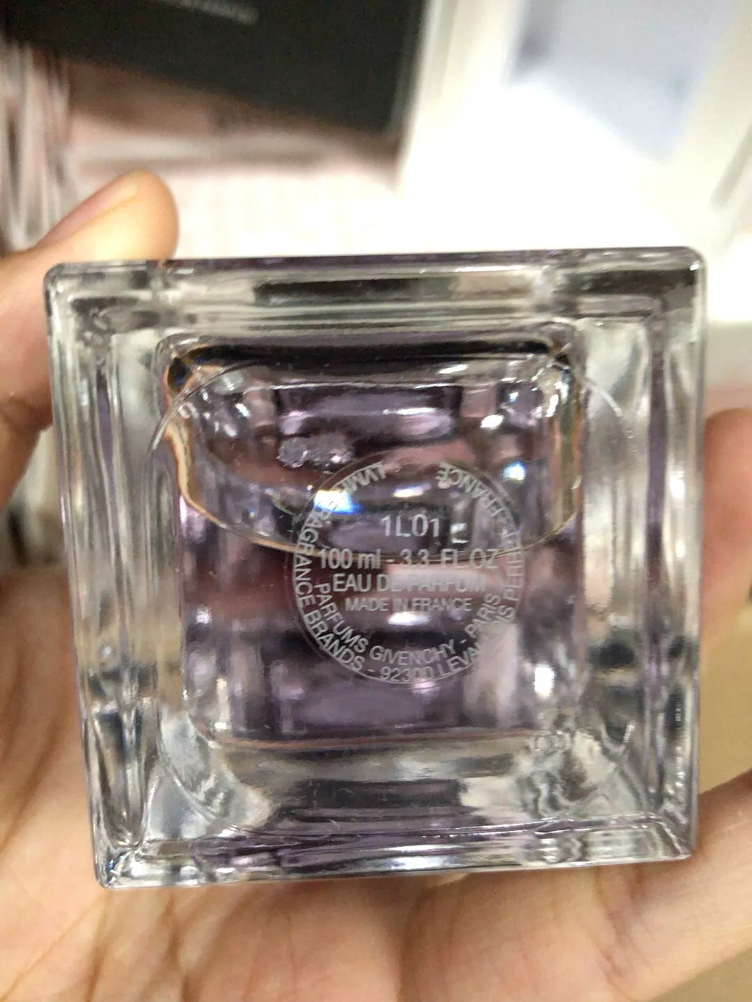 150726-230 Givenchy Noble Craftsmanship Clear Perfume 100ml 3.4 oz