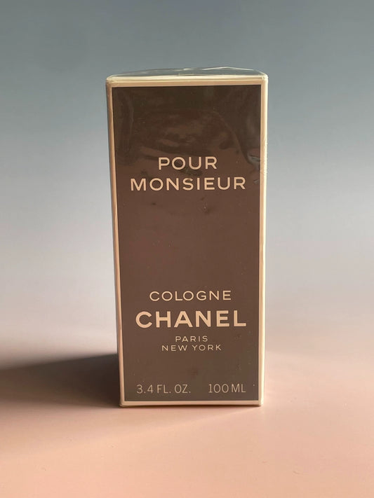 310725-1 Chanel pour monsieur Eau de Cologne EDC 100ml 3.4oz