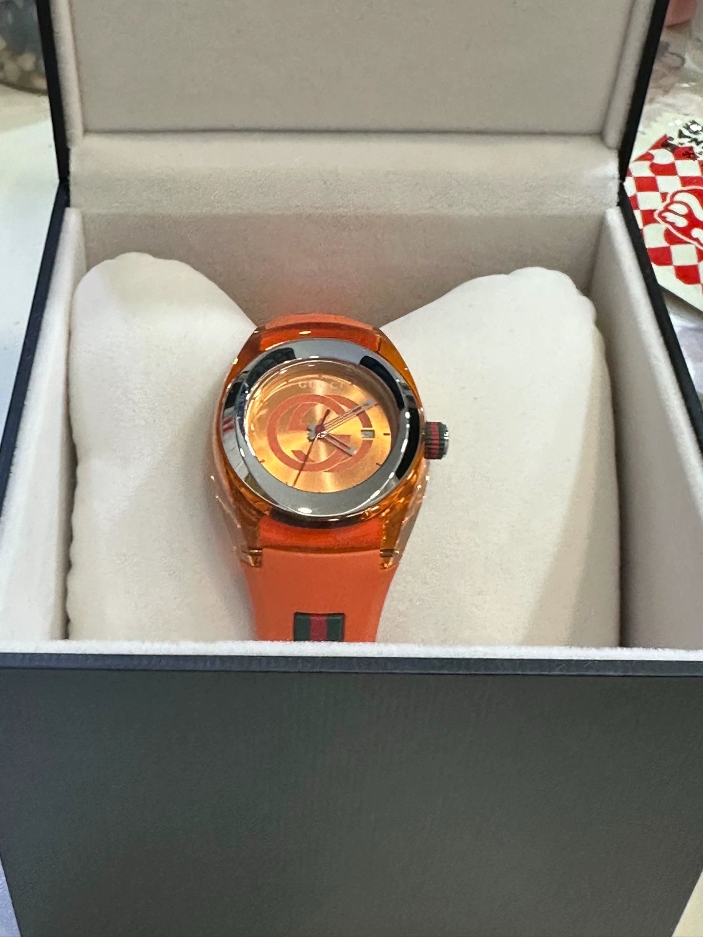 020426-watch-100 Gucci orange watch 35mm