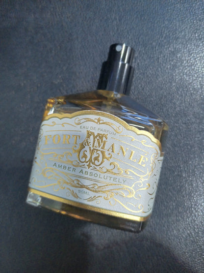 230925-106 Fort & Manle Amber Absolutely Eau de Parfum EDP 50ml 1.7oz