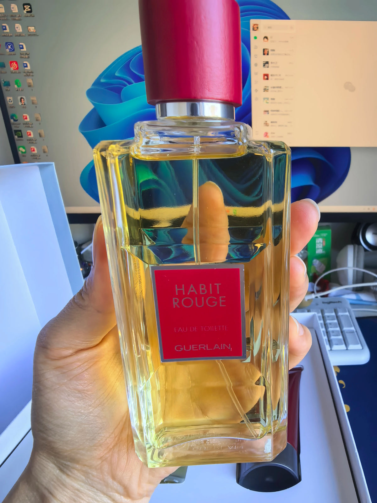 031026-28 Guerlain Habit Rouge full EDT 75ml 2.5 oz