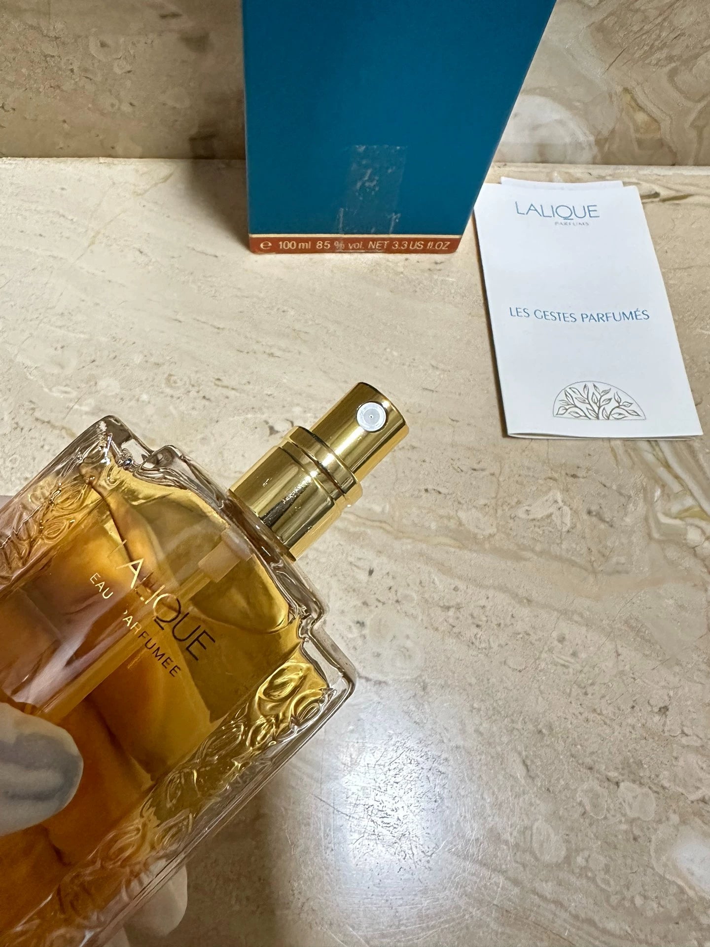 270526-209 Lalique eponymous lady Crystal Parfum 100ml 3.4 oz