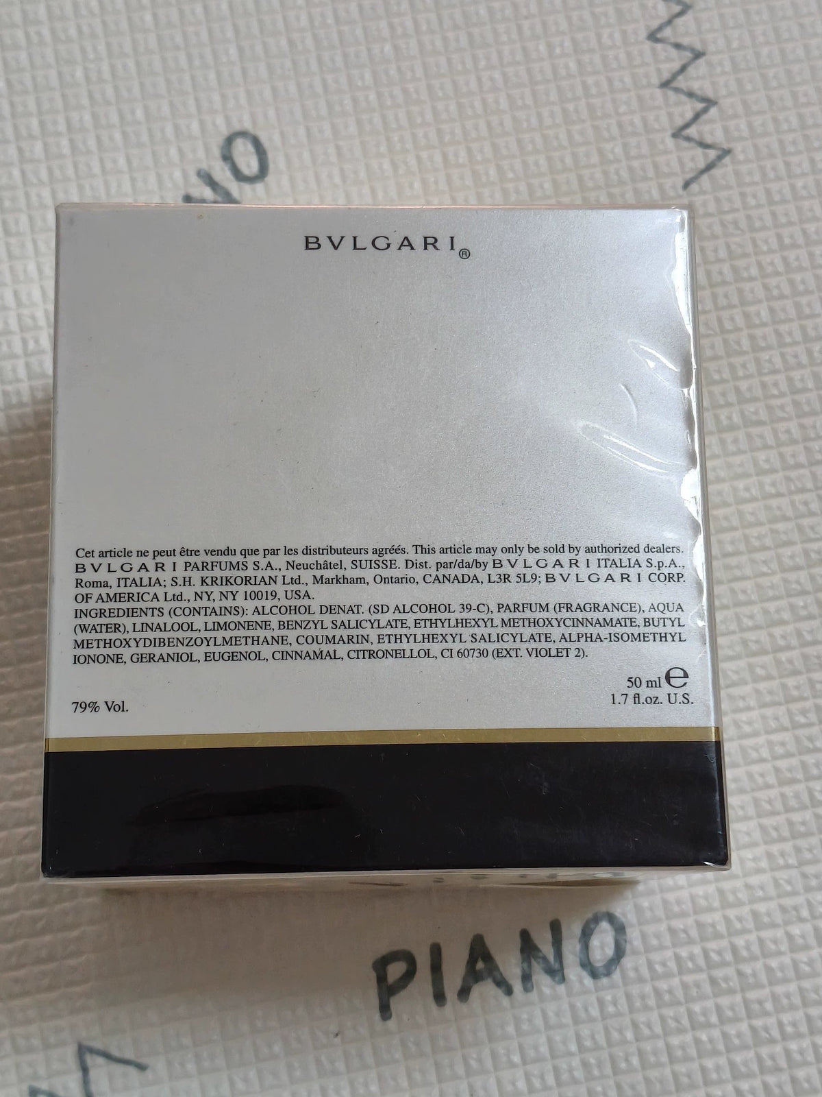 051026-88 Bvlgari Brand new ready 50ml 1.7 oz