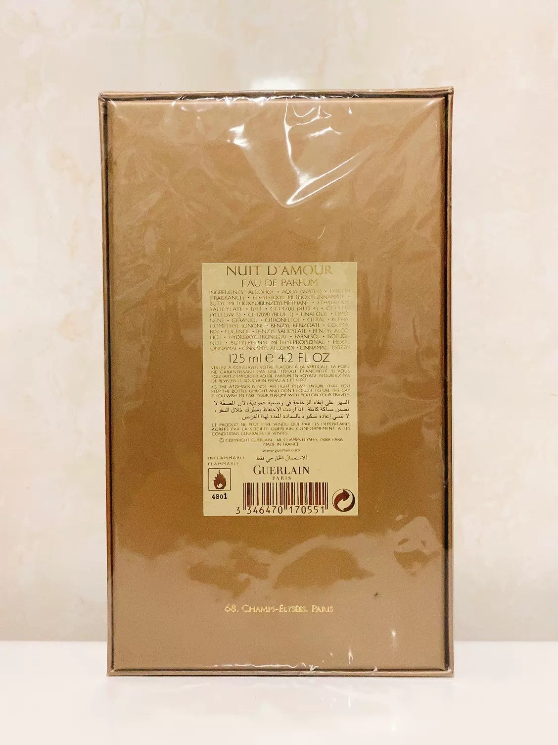 250826-53 CK Guerlain Romantic Parisian Parfum 125ml 4.2 oz