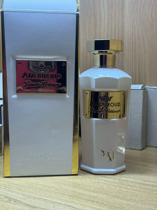 050726-220 AMOUROUD Moonlight Vetiver Perfume 100ml 3.4 oz