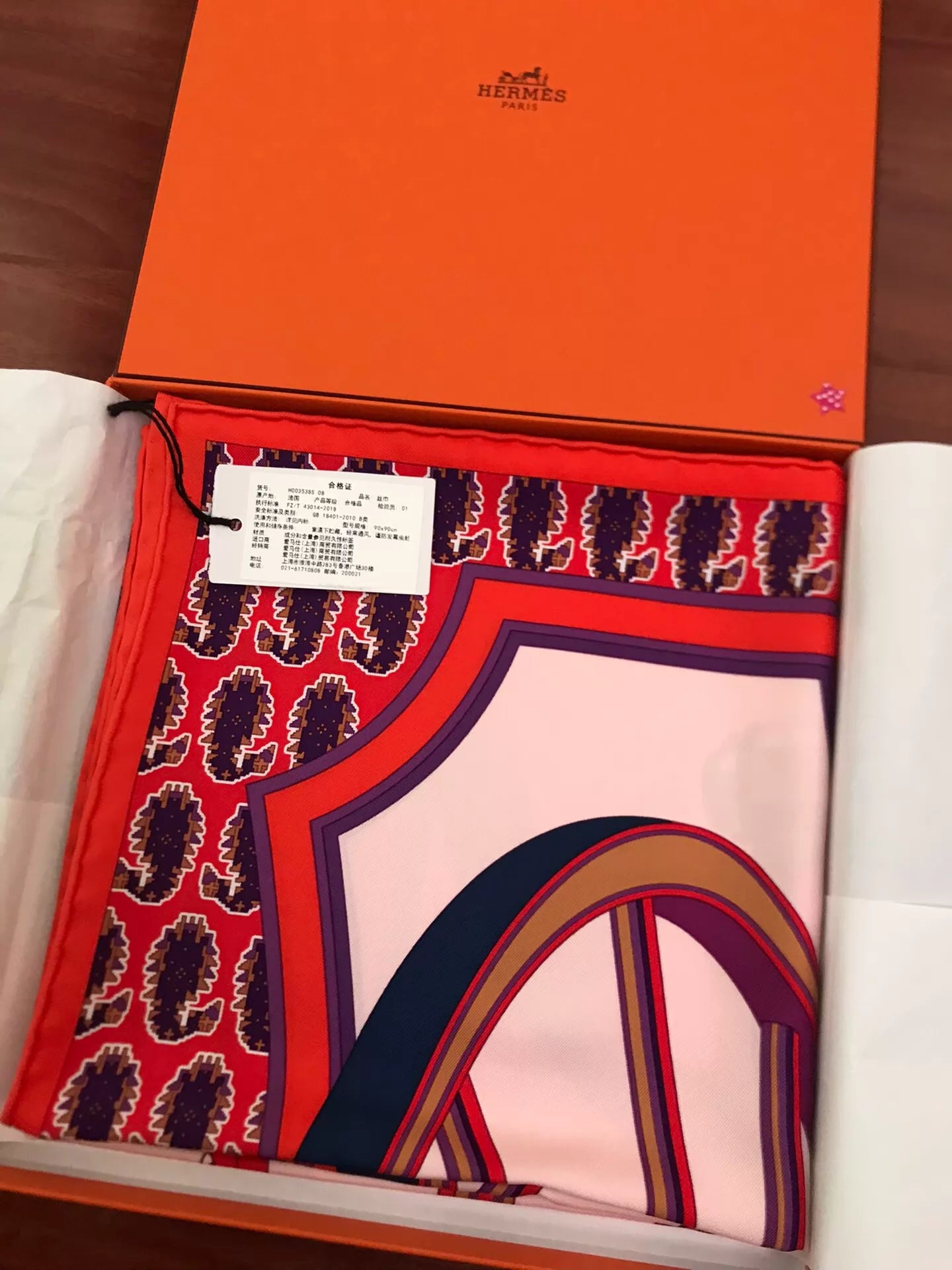 160826-scarf-27  New. hermes Genuine silk scarves  90 x 90 cm