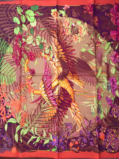 160826-scarf-14 Hermès Genuine silk scarf  90 x 90 cm