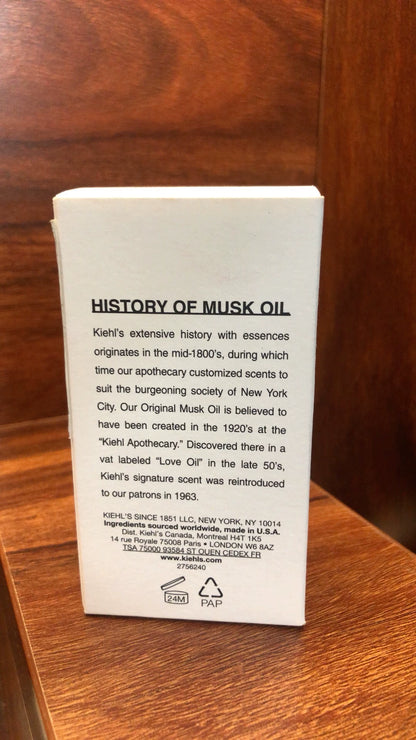100326-80 Kiehl Original Musk Perfume 50ML  1.7oz