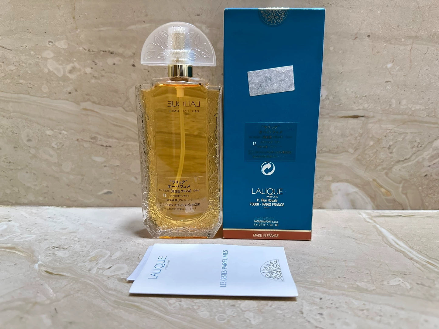 270526-209 Lalique eponymous lady Crystal Parfum 100ml 3.4 oz
