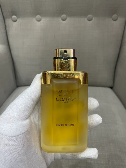 140825-42 Cartier Must II Eau de Toilette EDT 100ml 3.3oz