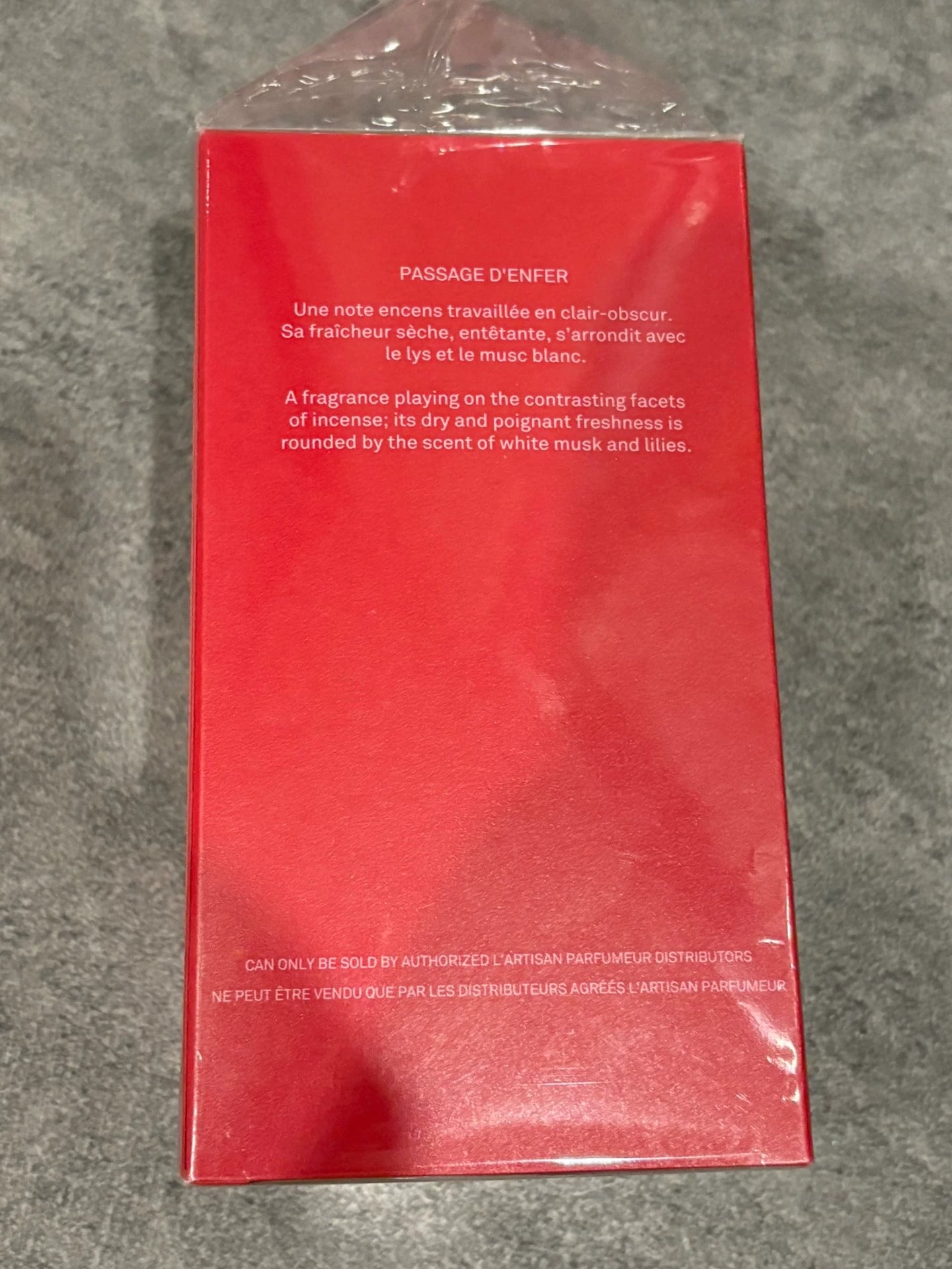 131225-97 L'Artisan Parfumeur Passage D'enfer  Eau de Toilette EDT 100ml 3.4oz