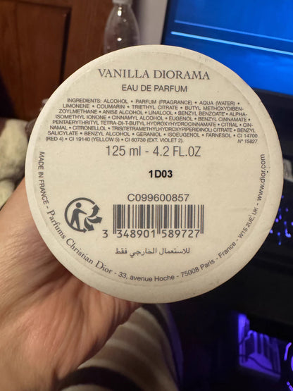 140126-88 Dior Vanila Diorama Eau de Parfum Perfume 125ml 4.2oz