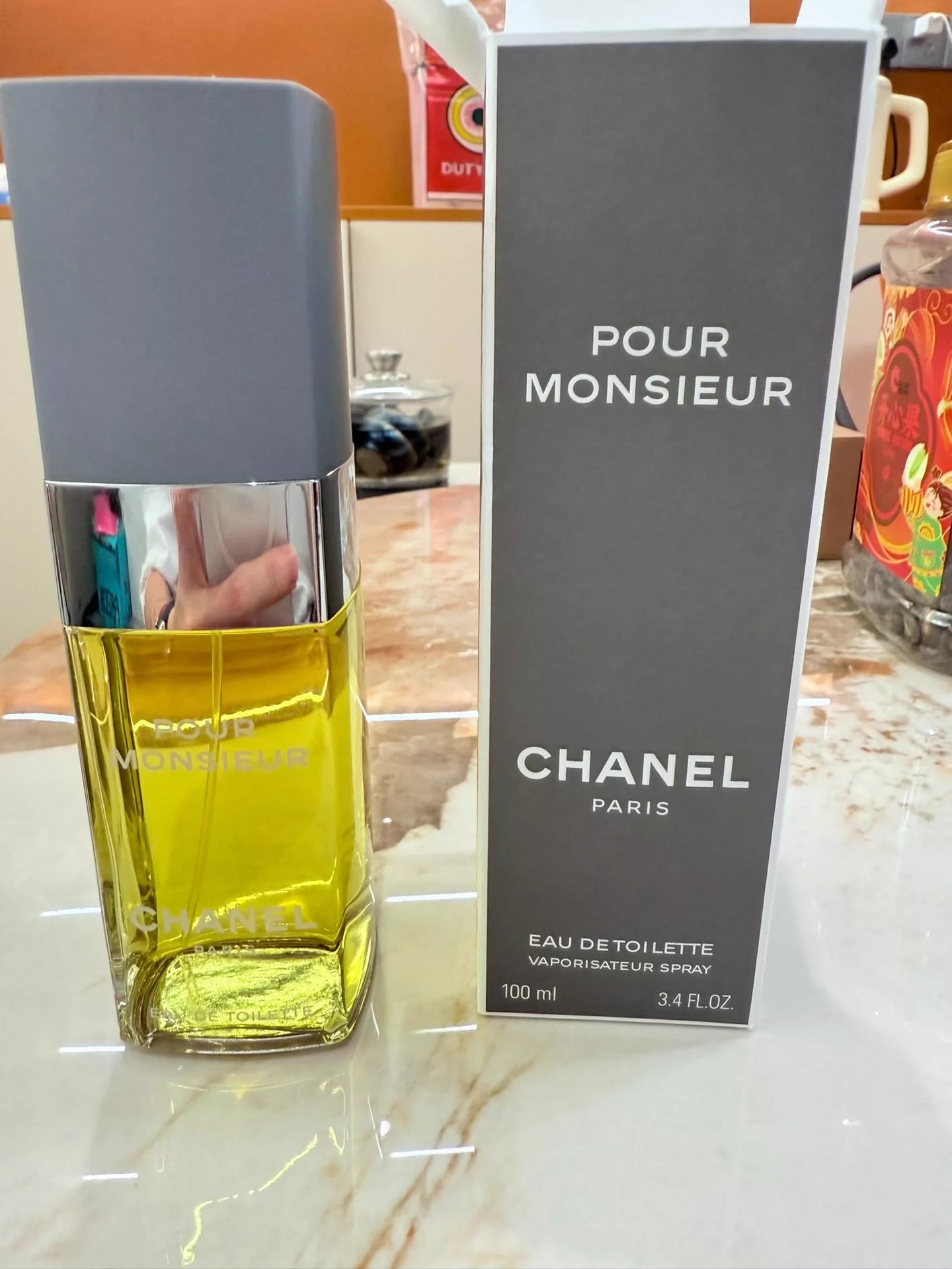 250525-13 Chanel pour monsieur Eau de Toilette EDT 100ml 3.4oz