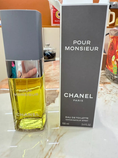 250525-13 Chanel pour monsieur Eau de Toilette EDT 100ml 3.4oz