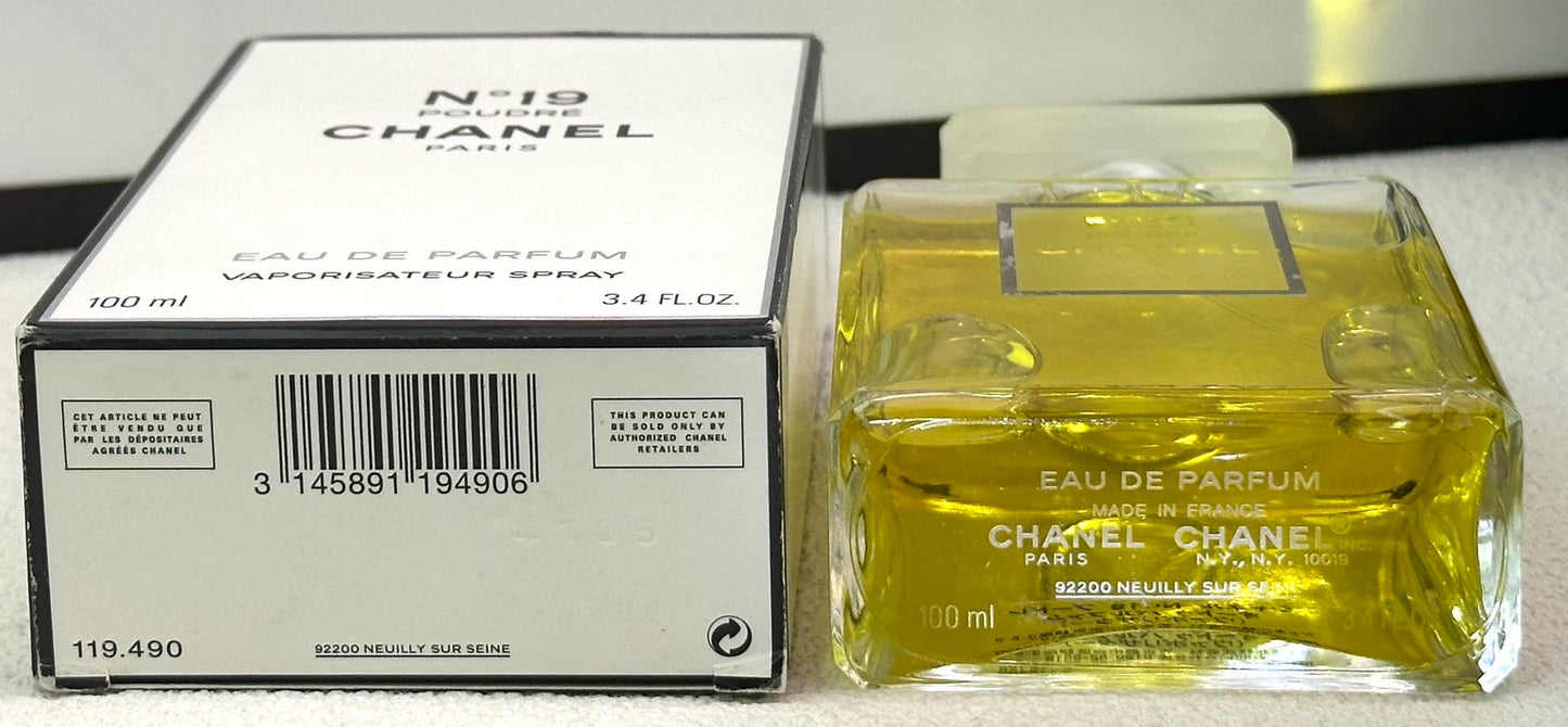 140525-93 Chanel No 19 Eau de Parfum EDP 100ml 3.4oz