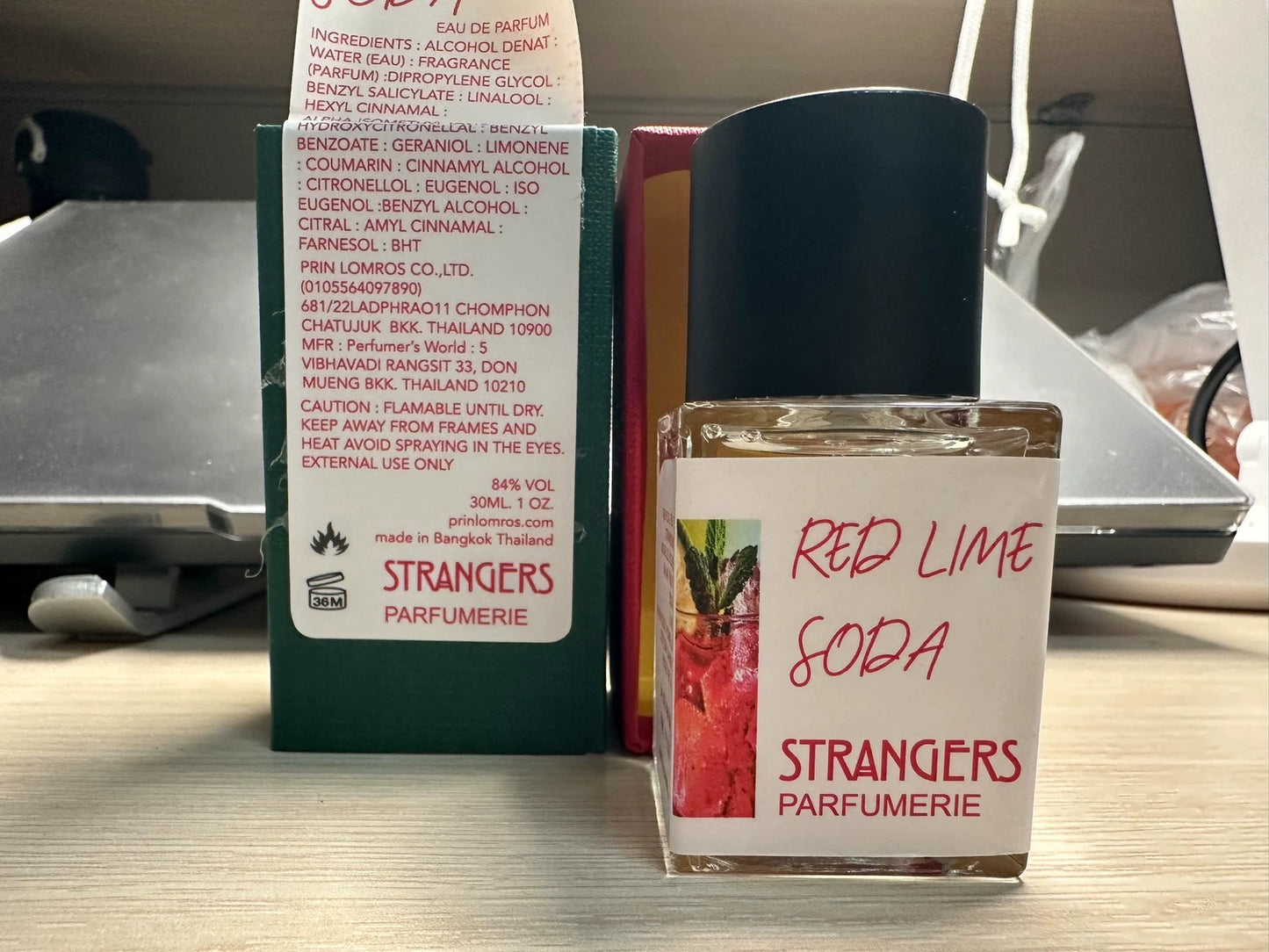 190326-50 Strangers red lime Perfume 30ml  1.0oz