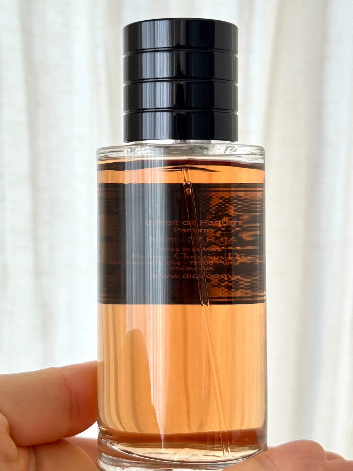 211026-13 Dior New Collection Black Label Fragrance Concentrate Parfum 80ml 2.7 oz