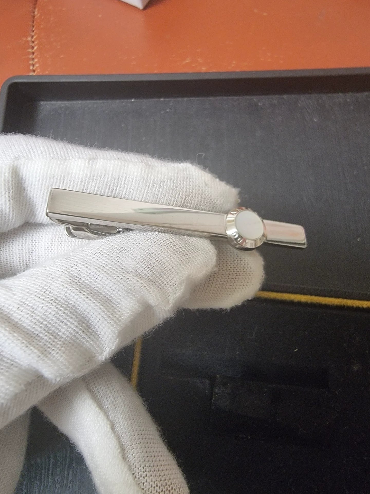 241025-79 Dunhill 925 silver tie clip