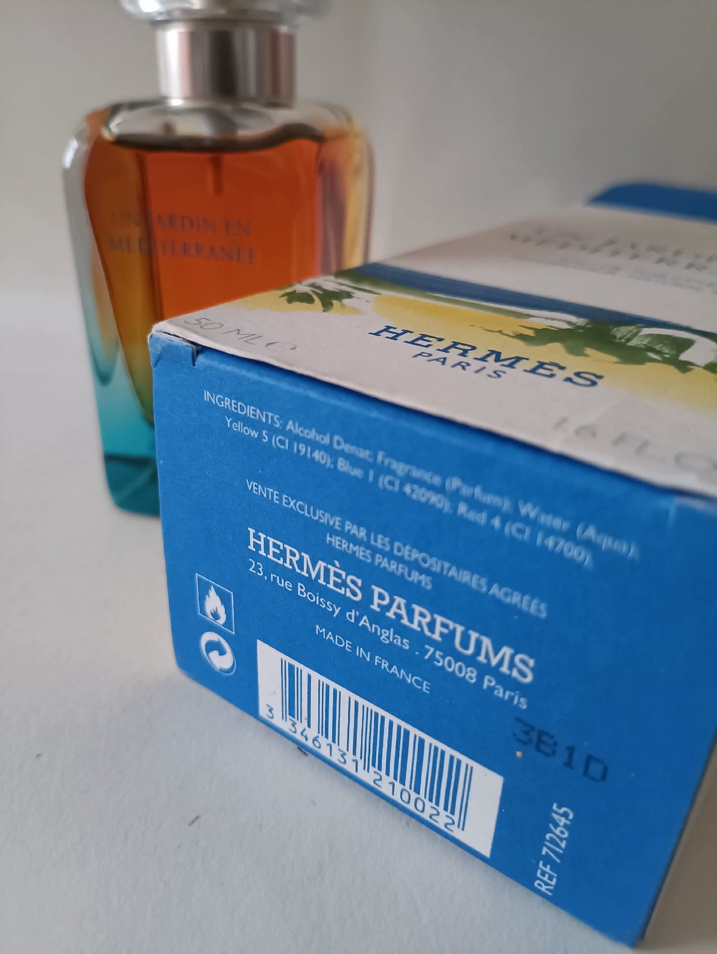 190526-32 Hermès Mediterranean EDT 50ml 1.7 oz