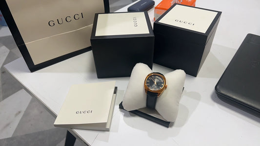 291024-89 Auth Gucci Stainless Steel G-Timeless Men's Watch