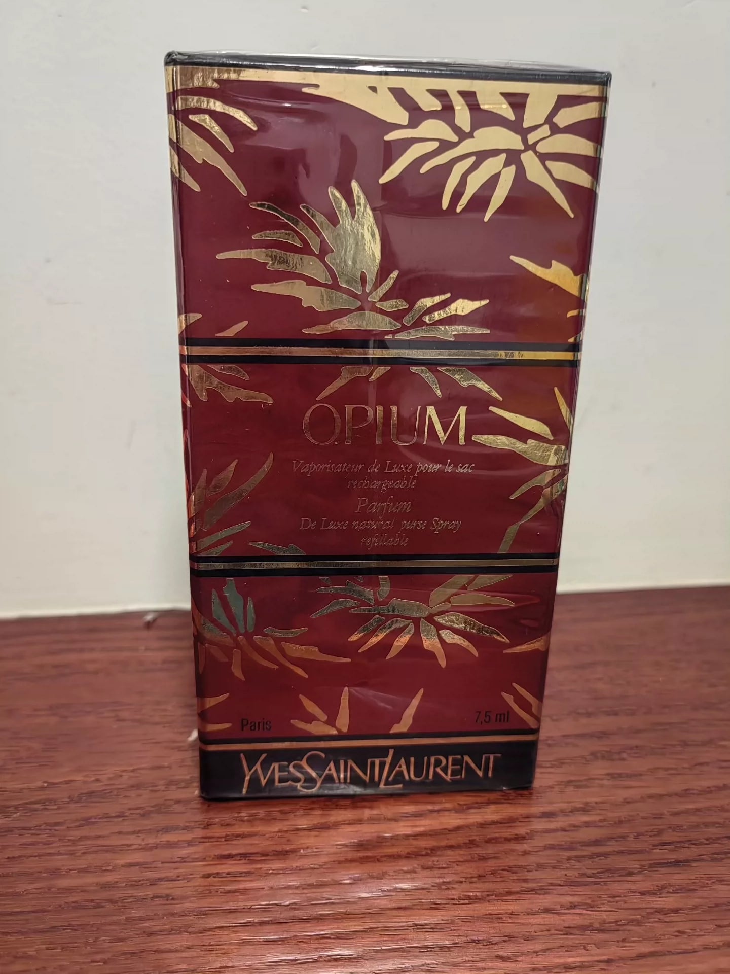 300825-37 Sealed YSL Saint Laurent Opium 7.5 ml 0.25 oz OPIUM Parfum