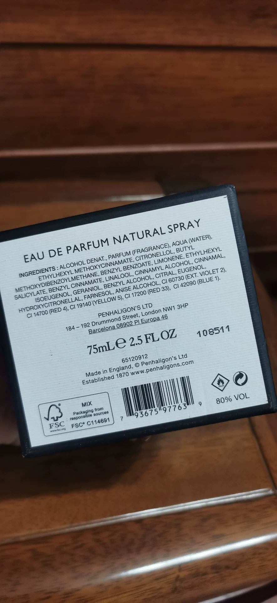 210426-149 Formal Size Parfum 75ml 2.5 oz