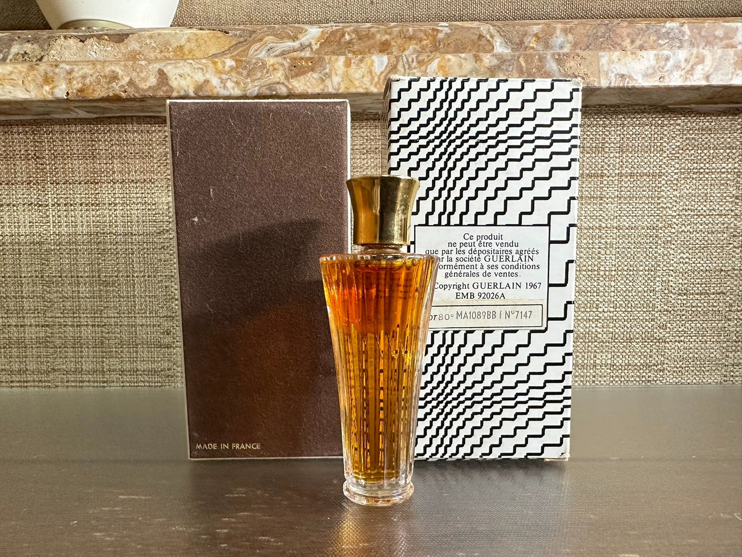 150225-8 Guerlain Vol de nuit 7ml 1/4 oz Parfum Bottle