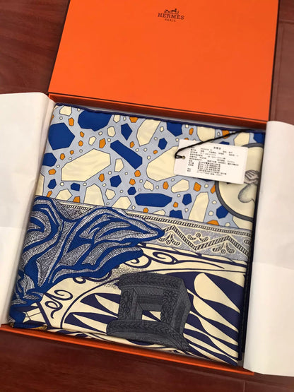 160826-scarf-35 Hermès Genuine silk scarf