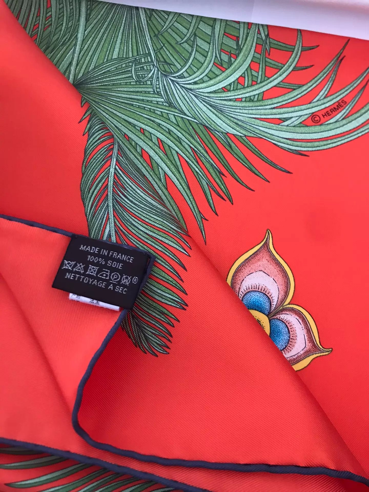 160826-scarf-51 Hermès Genuine silk scarf