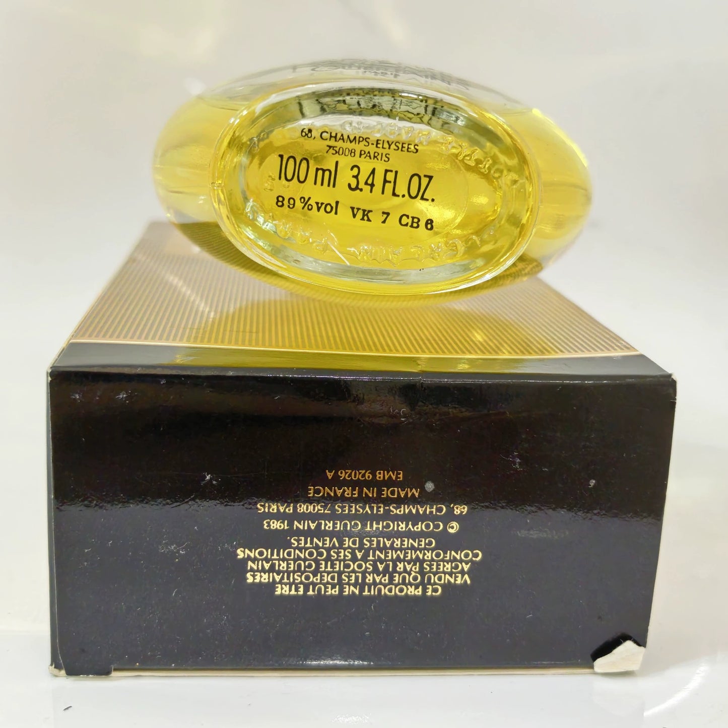 250825-54 Guerlain Eau de Toilette EDT 100ml 3.4oz