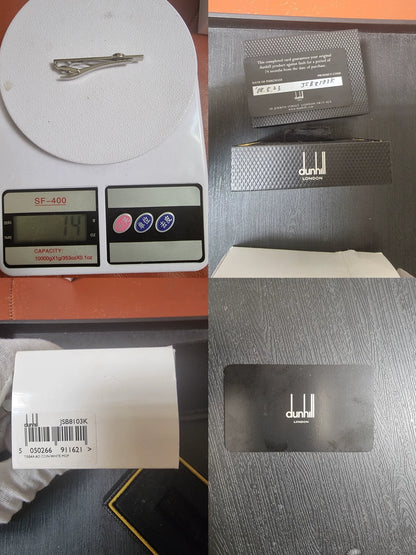 241025-79 Dunhill 925 silver tie clip