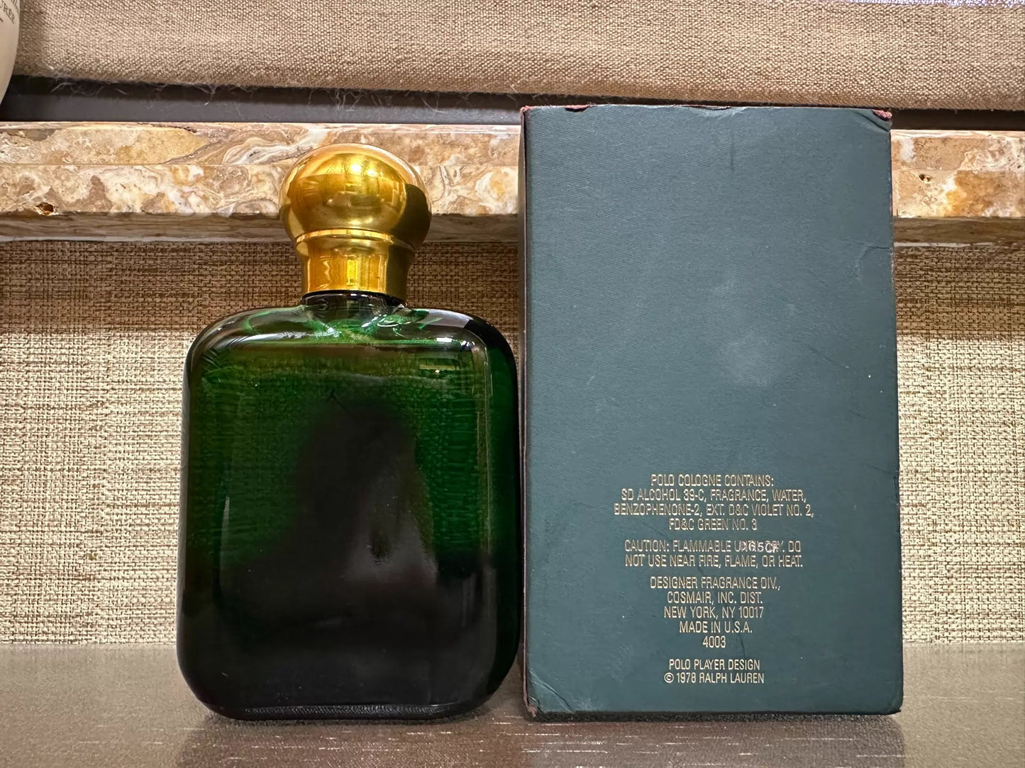 210526-10 Ralph Lauren Green Polo Cologne 118ml 4 oz