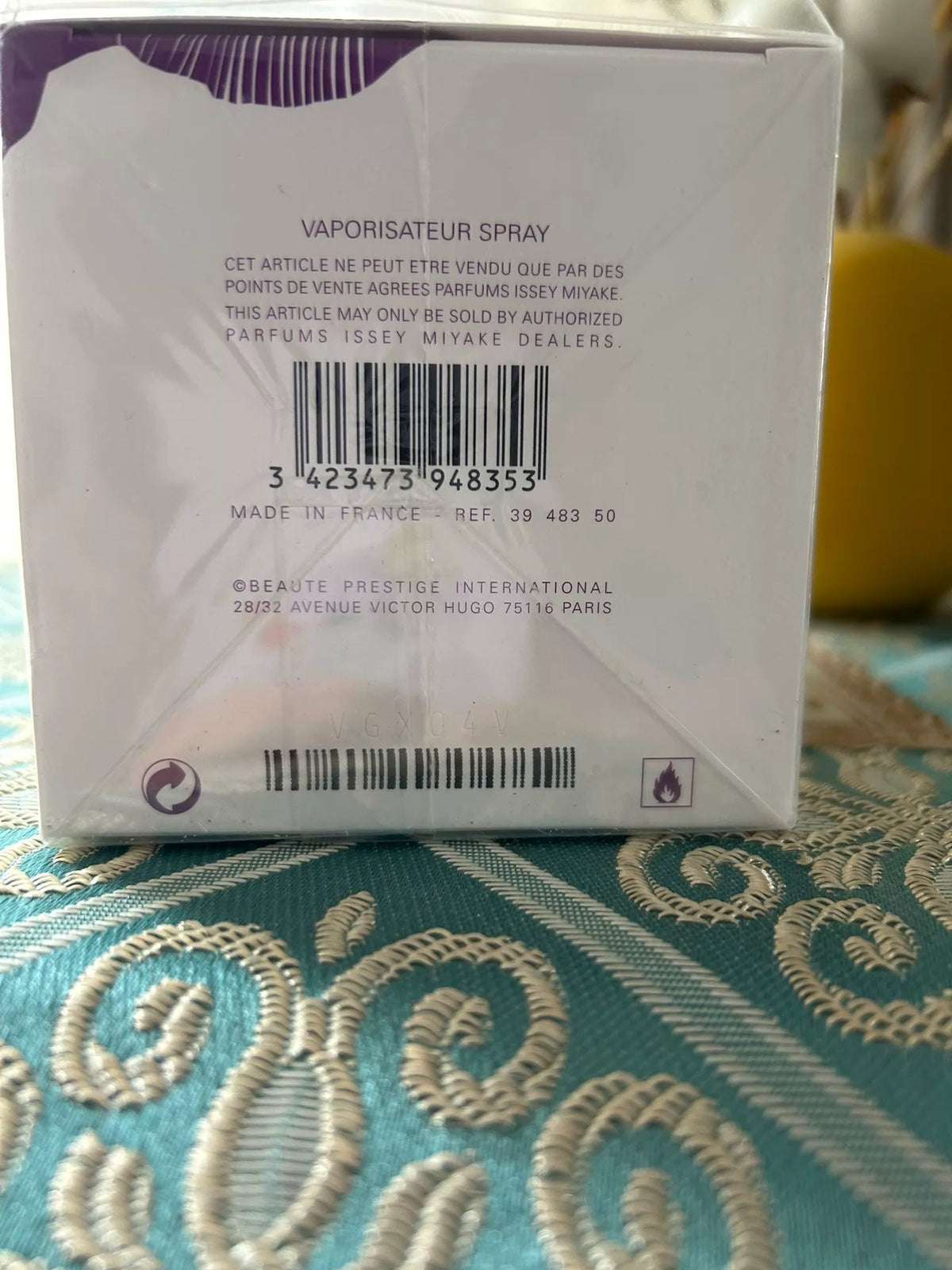 280926-48 Issey Miyake Hanae Purple Fold Parfum 100ml 3.4 oz