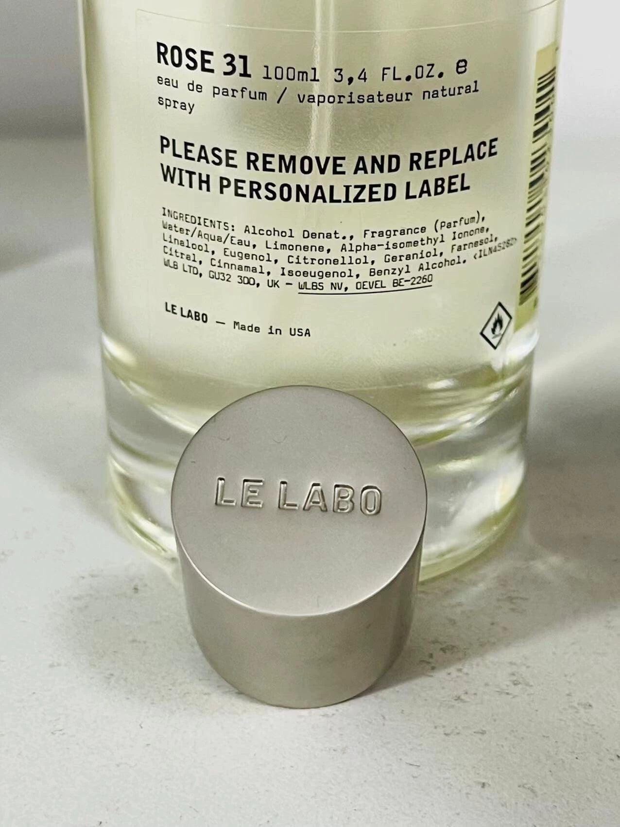 260526-108 laboratory rose no. Perfume 100ml 3.4 oz