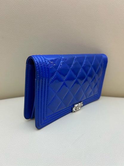 221124-57 Auth CHANEL CF CC Classic Long Flap Wallet